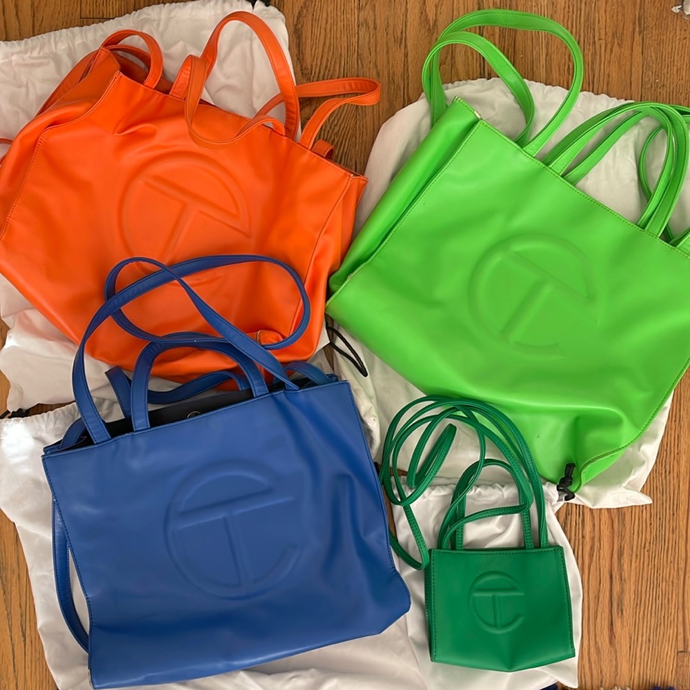 Telfar bag collection medium and small